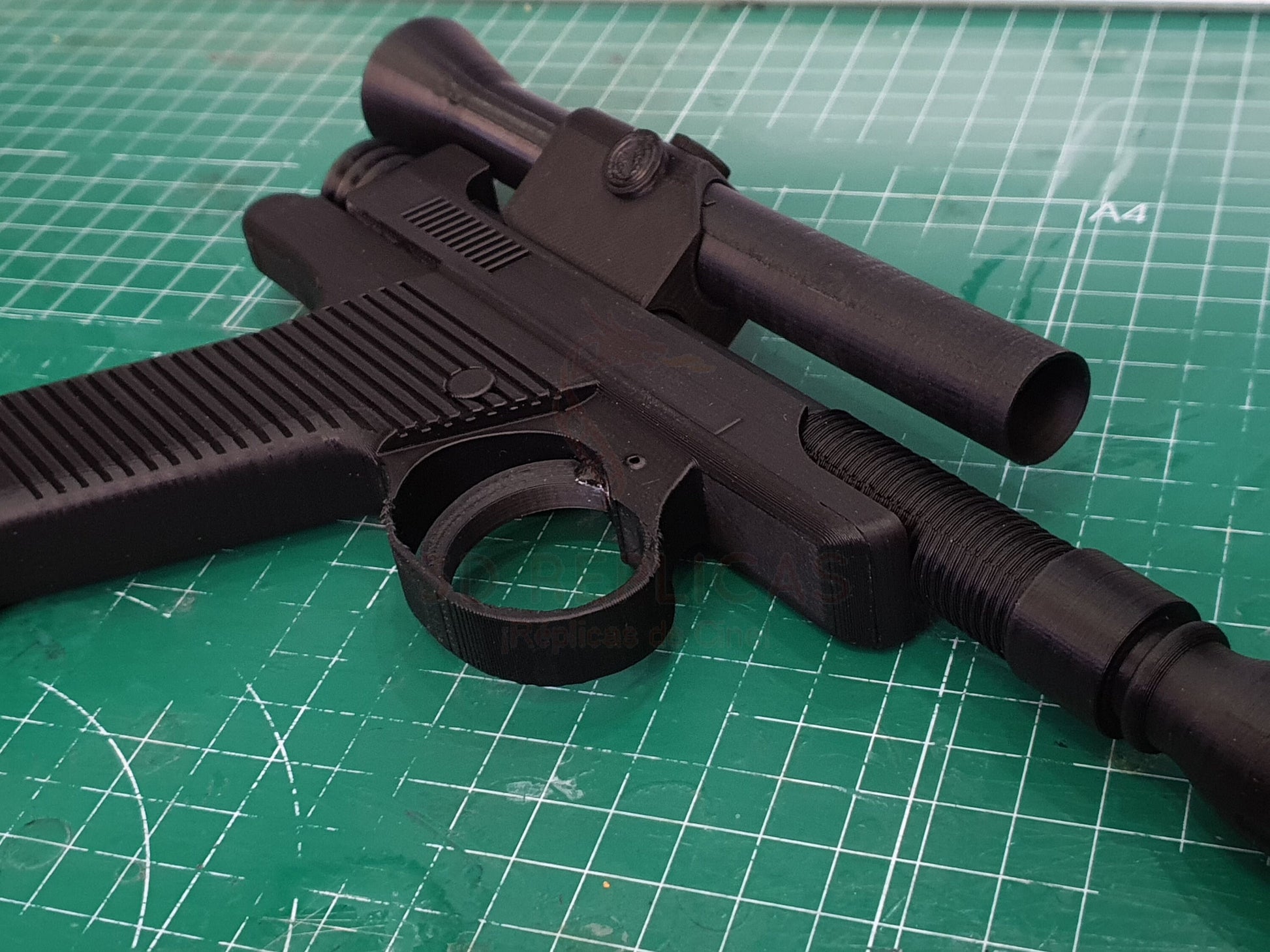 Star Wars The Mandalorian Cara Dune Sidearm Blaster Pistol Cosplay Prop Replica Gun 2019