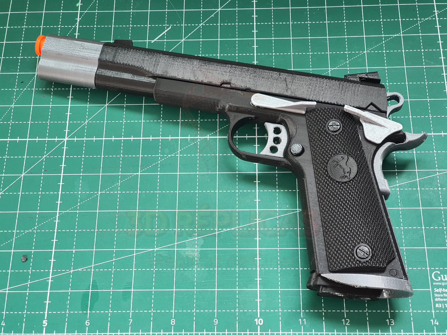 The Punisher Colt 1911 Custom Pistol Cosplay Prop Replica Gun Frank Castle