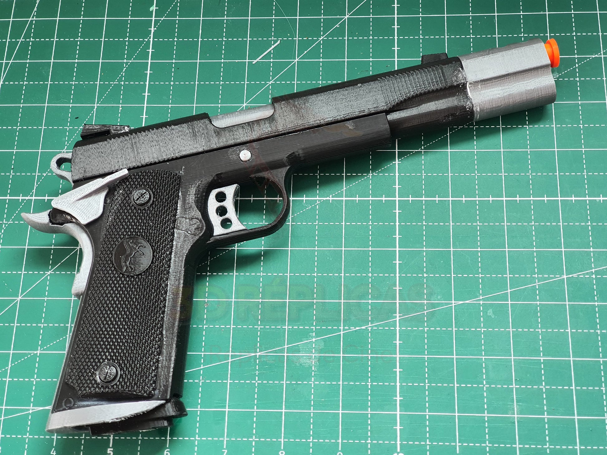 The Punisher Colt 1911 Custom Pistol Cosplay Prop Replica Gun Frank Ca –