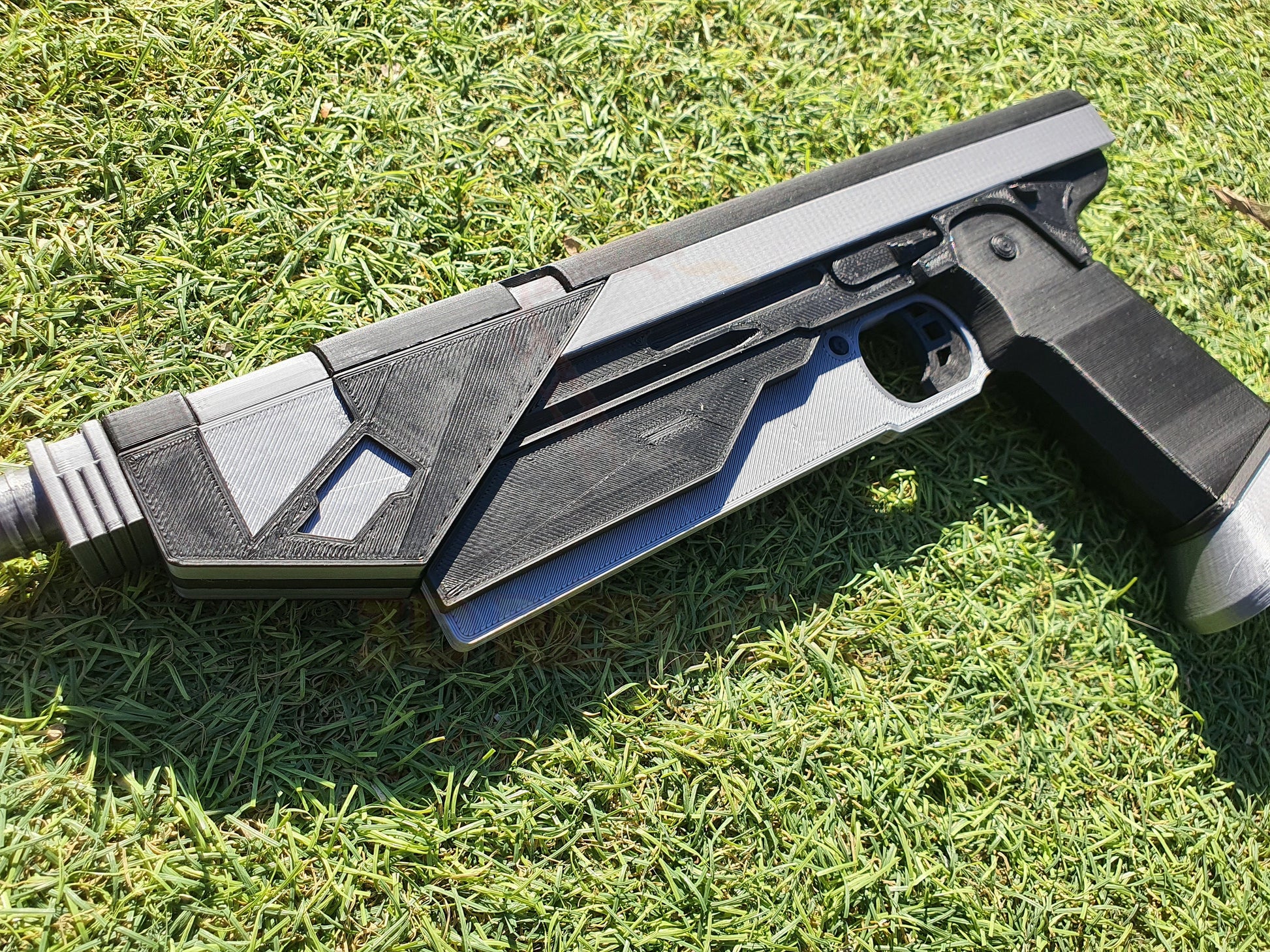 Star Wars The Mandalorian Bo Katan Westar 34 Blaster Pistol Cosplay Prop Replica Gun Sidearm w/moving Trigger!